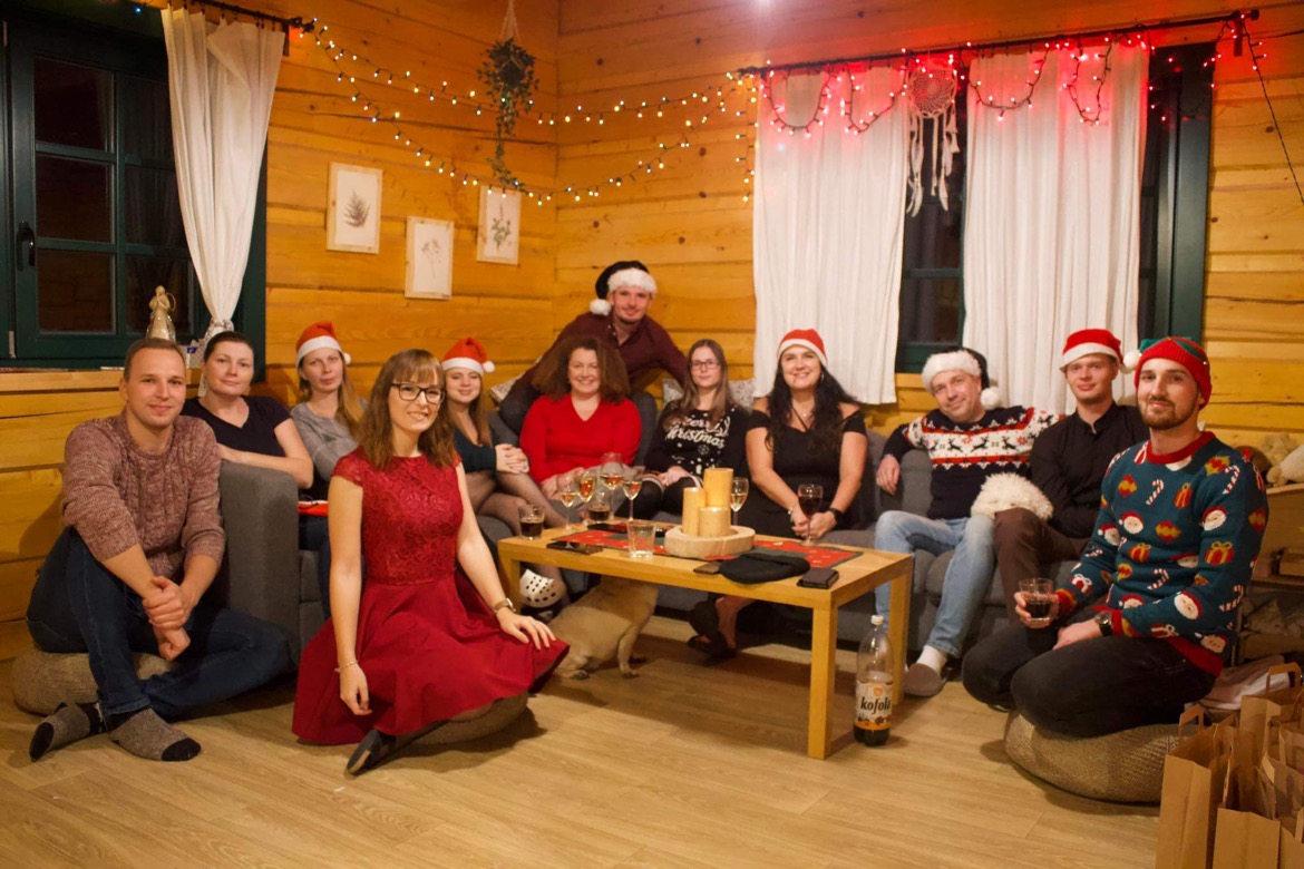 Předvánoční týmová pohoda ÚK Kawková na Ostravici
